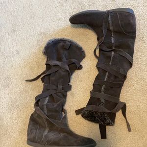 Lace-Up Boots